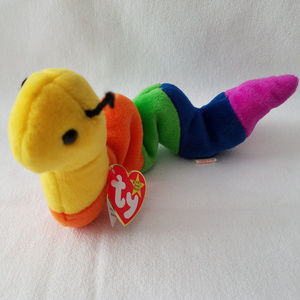 TY Beanie Babies Inch The Worm #4044 1995, Vintage, Collectible, Retired